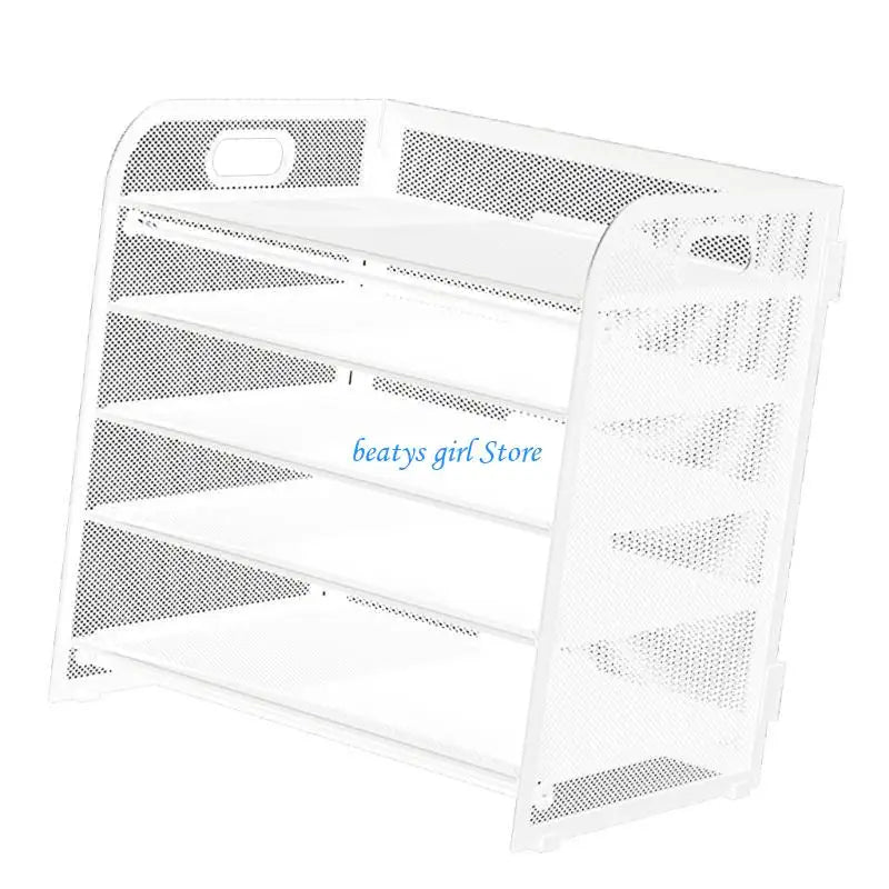 C7AB Multifunction File Letter Tray Organizers with Sliding Drawer and 2 Pen Holder, Space Saving Office Desk Organizers