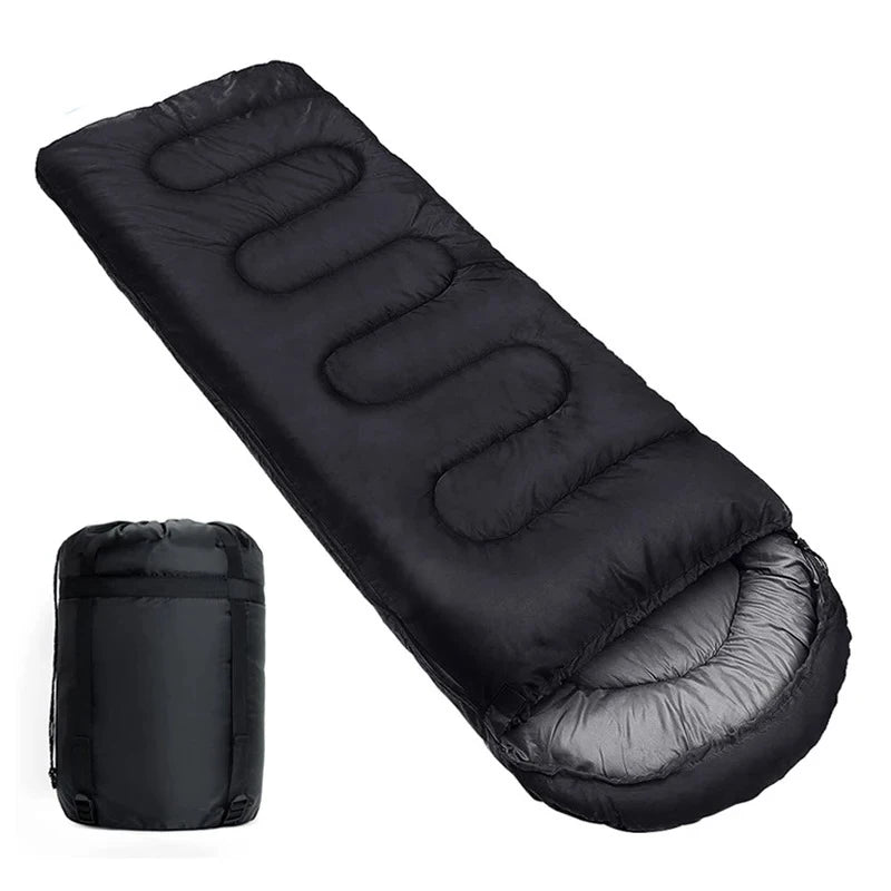 Camping Sleeping Bag Lightweight 4 Season Warm Envelope Backpacking Outdoor Mummy Cotton Winter Sleeping Bag Main image