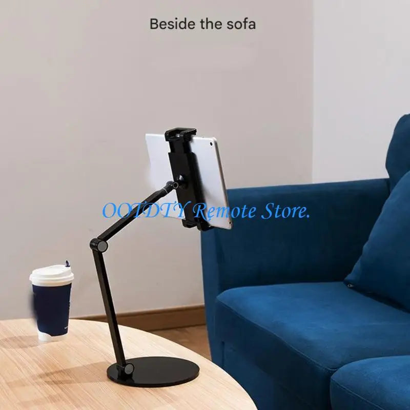 Heavy Duty Aluminum Tablets Stand With Rotating Base Ergonomic Support For Watching Movie And Reading Books