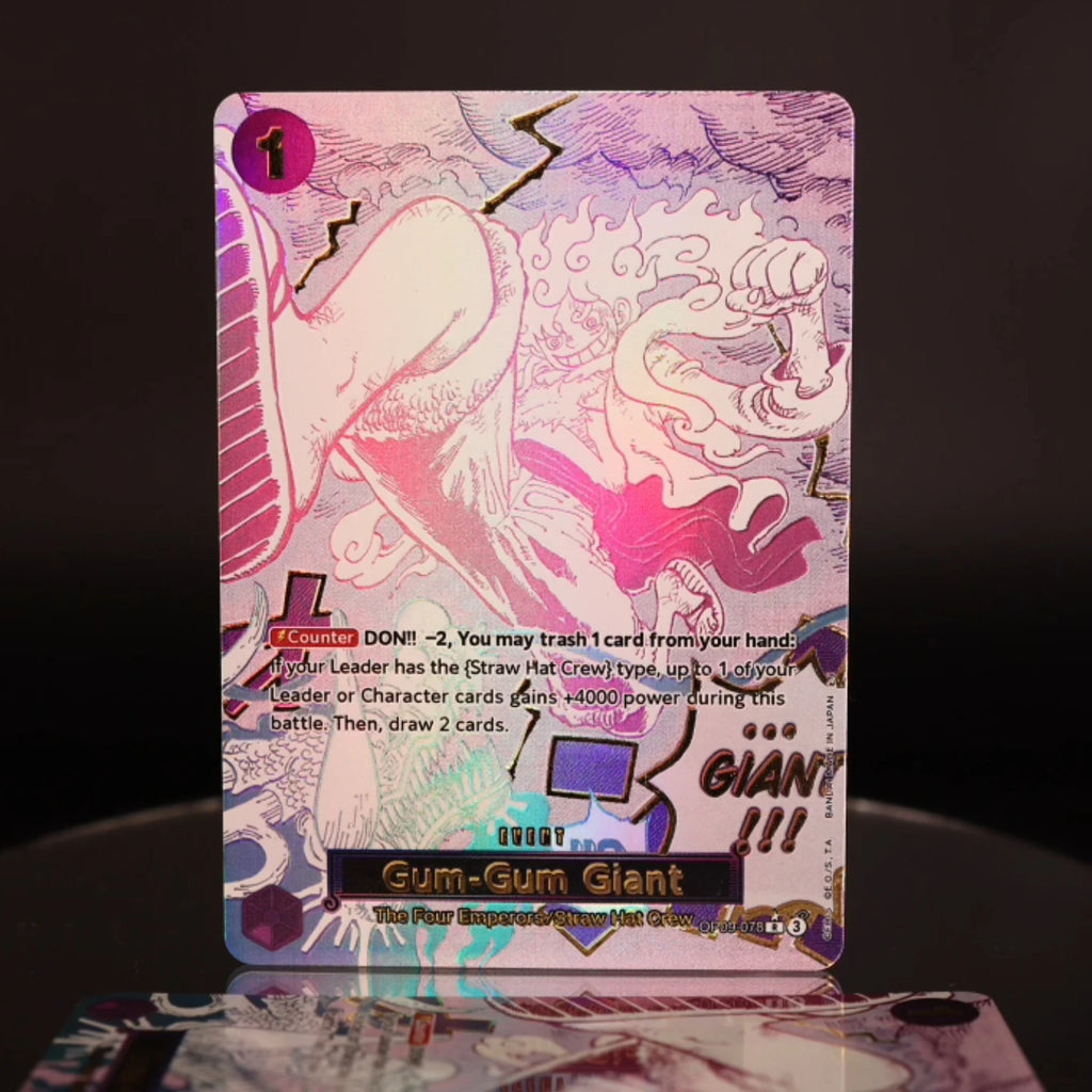 One Piece TCG OPCG English Manga Event Card Set Gear 2 DDM GGG Ground Death Frighten Me OP09 OP10 OP11 OP12 OP14 Gold Stamping