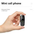 BM310 Small Mobile Phones Unlocked Bluetooth Earphone Telephone Low Radiation Automatic Call Recording Dual SIM Small Cell Phone