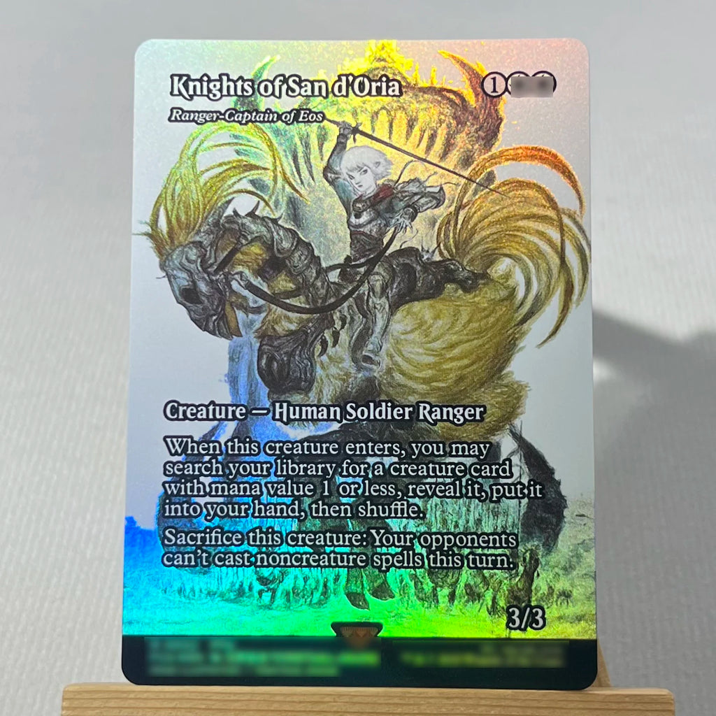 FCA FIN FIC PIP LTR FOIL4-002 magical cards Ancient Copper Dragon Tcg proxy Traveling Chocobo Celes, Rune Knight gathering
