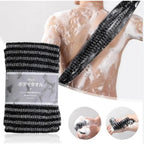 New Japanese Gentle Bath Rubbing Washcloth Nylon Bath Towel Back Exfoliating Scrub Shower Brush Sponge Body Bathroom Accessories