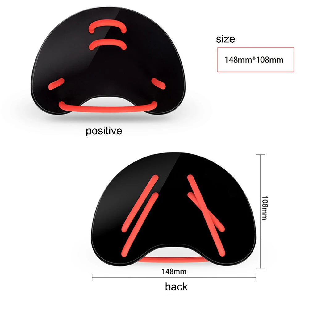 Silicone Swimming Correction Hand Fins Lightweight Water Sports Gloves Paddle Portable Adjustable Auxiliary Teaching Accessories