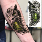 1 Sheet Cobra Snake Dragon Scorpion Temporary Tattoos For Men Women Waterproof Long Lasting Lion Tiger Wolf Fake Tattoo Stickers