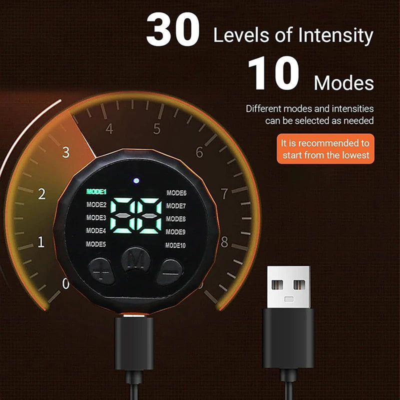 Abdominal Muscle Stimulator Weight Belts Ab Toning Belt Muscle Toner Back Waist Home Fitness Slimming Massager USB Recharge