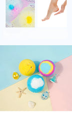 Children’s  Bath Bombs Set Bath Gift with Hidden Toys Safe Ocean Bubble Bath Perfect for Sensory Play Bathtime Fun