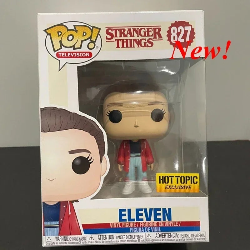 NEW!!! FUNKO POP Stranger Series #1462 Eddie #1250 Dustin Steve Robin Eleven Vinyl Action Figure Collection Models for Gifts