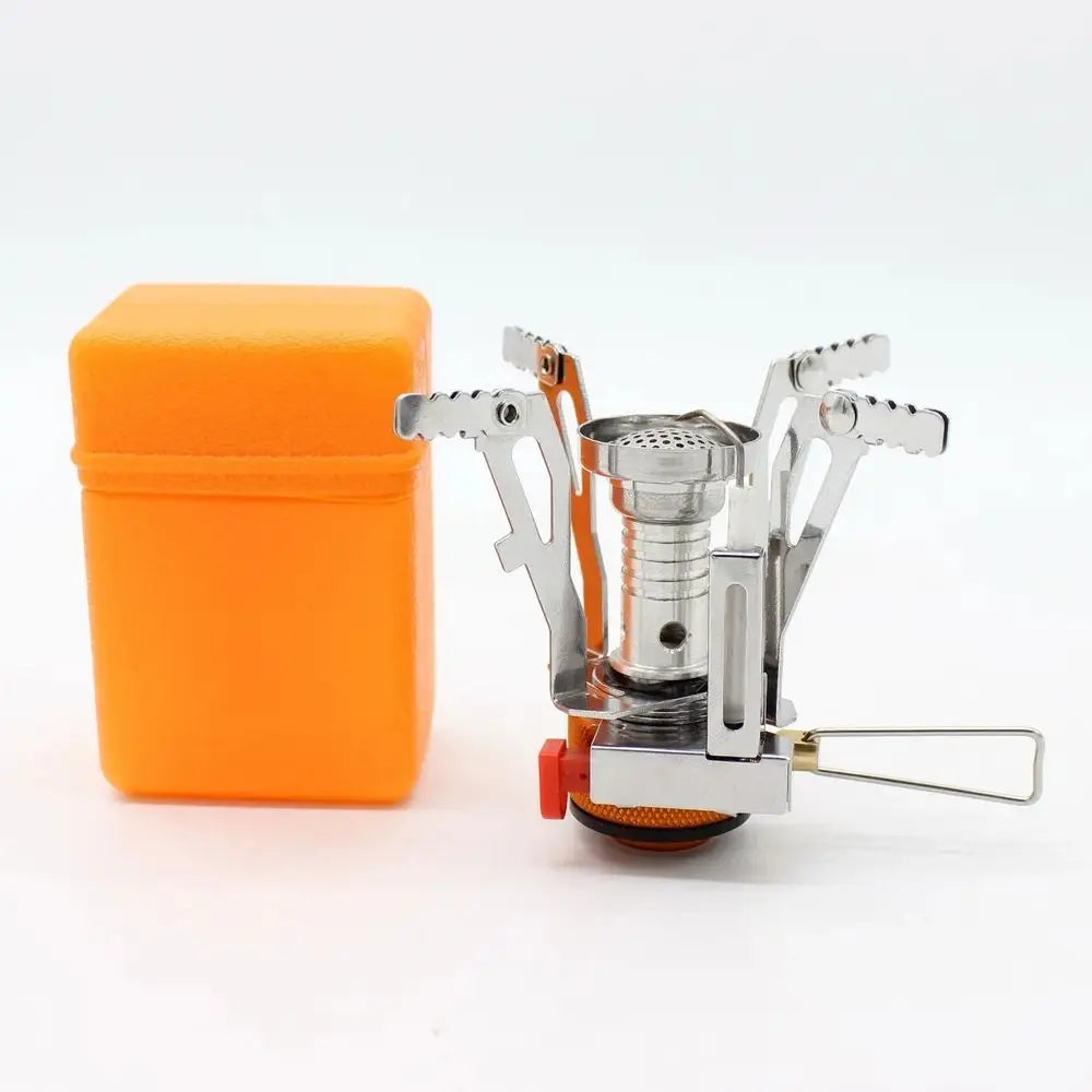 Foldable Outdoor Stove Ultra-light Alloy Mini Gas Stove for Camping Hiking Gas Furnace Portable Outdoor Cooking Picnic Cooker Main image