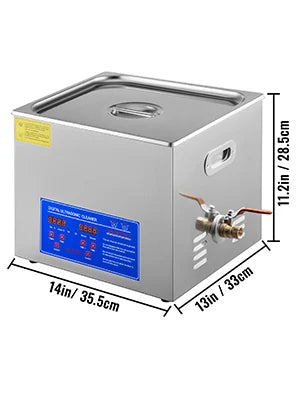 VEVOR Ultrasonic Cleaner Ultrasound Cleaner Portable Ultrasound cleaning Machine Multifunction 1.3L-30L Diswasher Home Appliance