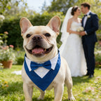 Sucado Bow Tie Dog Collar Tuxedo Bandana Adjustable Formal Puppy Triangle Neck Wear for Wedding Birthday Dress-up Cosplay Party