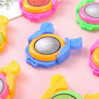 5/10pcs Mini Flying Saucer Handheld UFO Catapult Toy for Kids Birthday Party Favor Treat Guest Gifts School Board Game