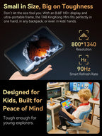 Android Tablet Cubot TAB KingKong Mini, 10200mAh Mega Battery 16GB(6+10),128GB, Camping Light, 8.68-inch Screen, 48MP Camera,GPS