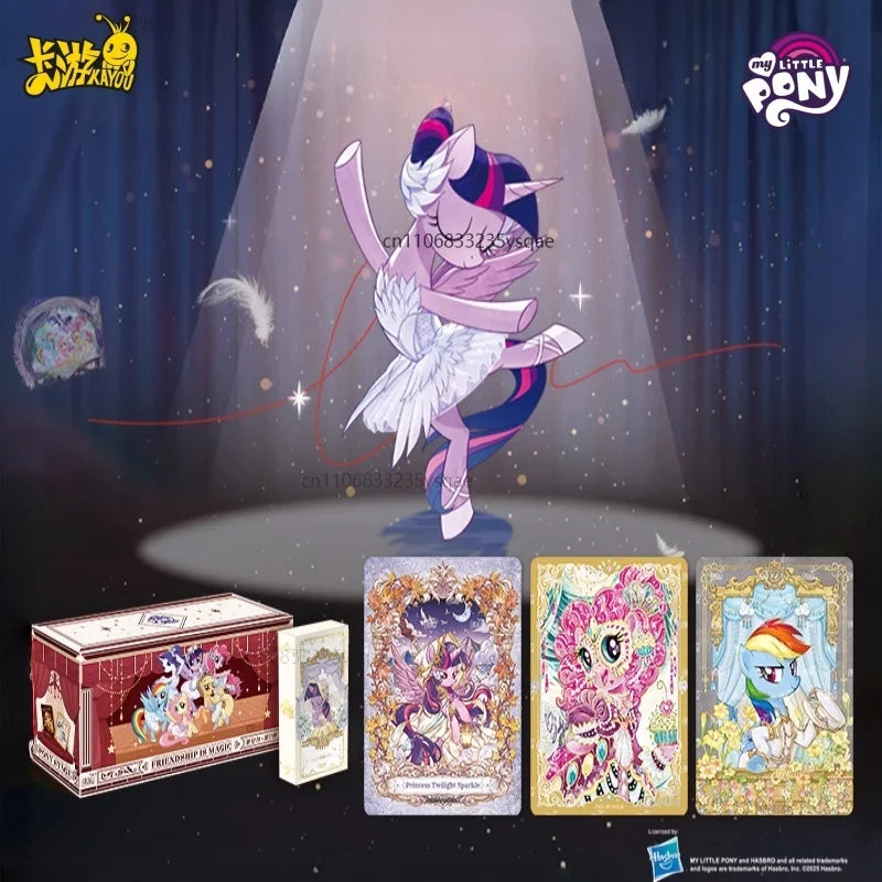 KAYOU Genuine My Little Pony Card Friendship Forever Cards Star Pack Gorgeous Gilded Princess Cards Collectible Card Toys Gifts Main image