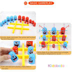 Table Board Toy Tic Tac Toe Big Eat Small Logical Thinking Training Game Parent-Child Interactive Family Game Kid Christmas Gift
