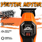 New Professional BRDCLIP Salon Barber Kit vector motor Hair Clipper 7800-13000RPM Trimmer 8000-13000RPM Metal body 2603 Shaver