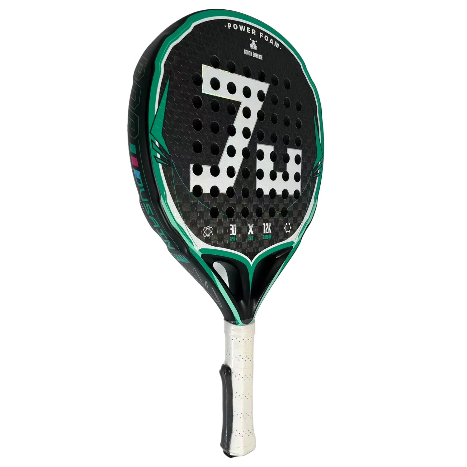 2025 Padel Tennis Racket 12K Carbon Fiber EVA Memory for Beginner High Quality Balance Padel Paddle Round Shape Padel Racquets