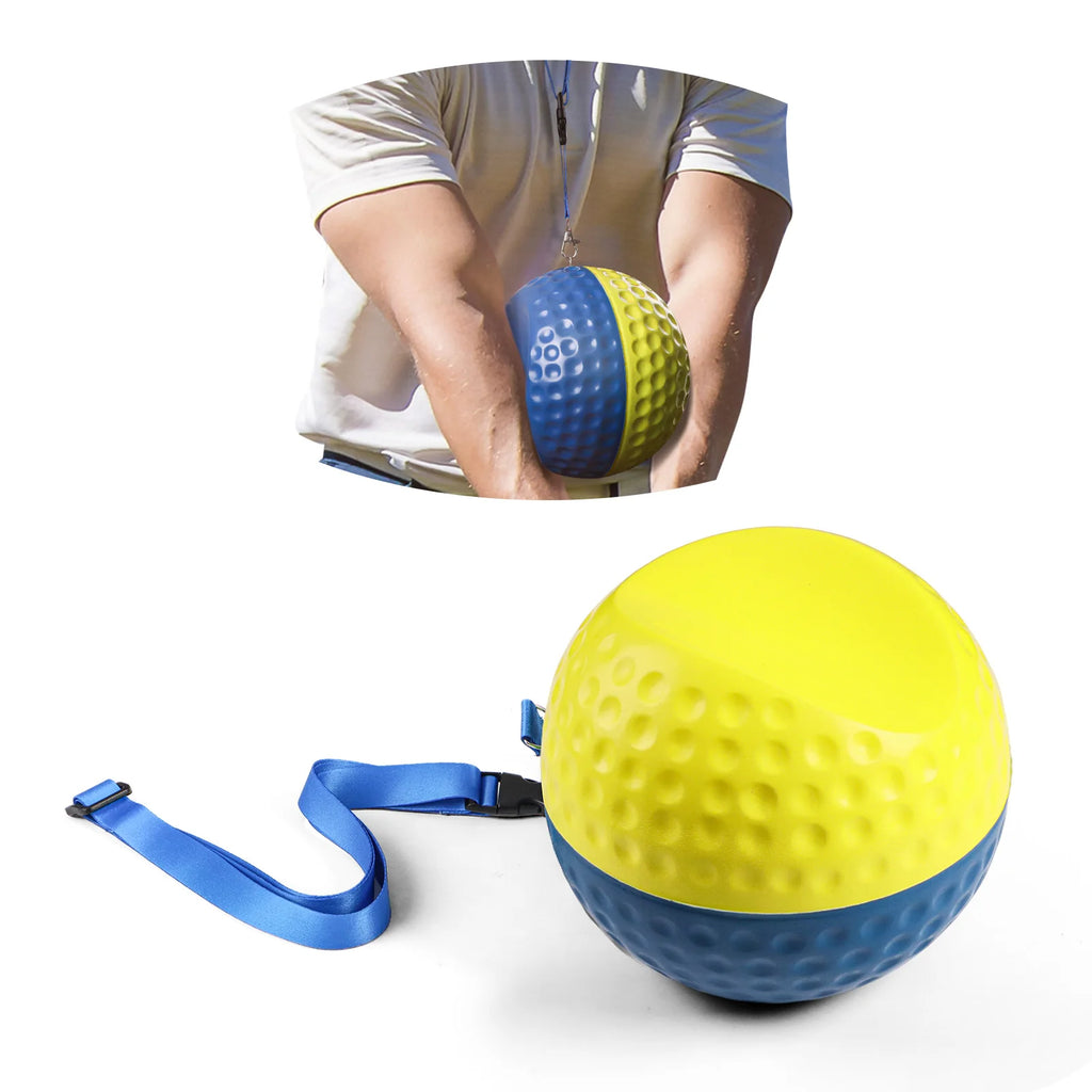 Golf Smart Ball Training Aid with Adjustable Lanyard, Portable Impact Swing Trainer,Posture Correction Aid with 3 Sizes S/M/L