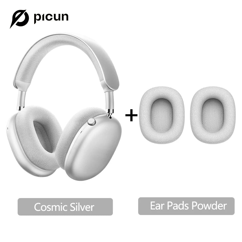 Picun F8MAX ANC Wireless Headphone 59dB Hybrid Active Noise Canceling Spatial Audio Earphone Bluetooth 6.0 Over Ear Headset 180H