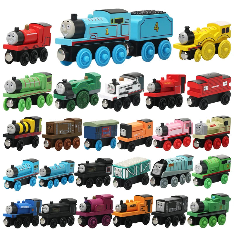 Thomas And Friends Wooden Railway Toy Lady Percy Mike Rosie Edward Donald Gorden Emily Train Truck Carriages Birthday Christmas Main image