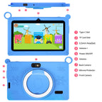 New Global Android Version 7 Inch tablets Quad Core 4GB+64GB ROM 5G WiFi Google Kids Tablets Portable Kids-Proof protective case