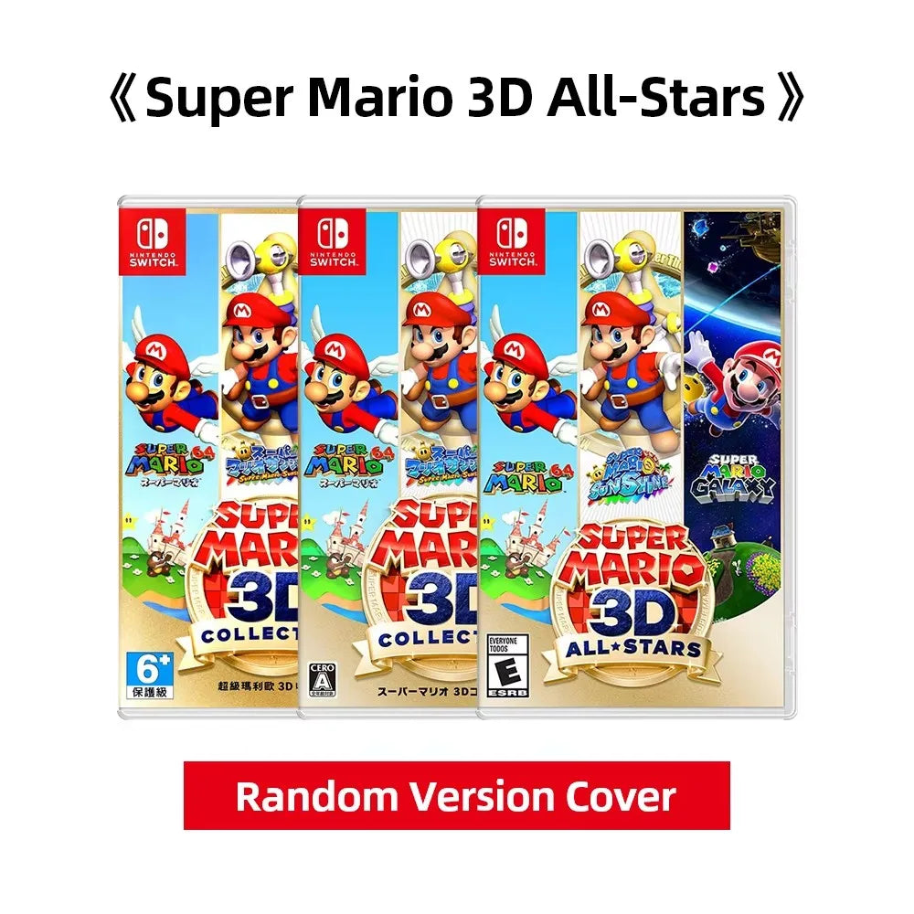 Nintendo Switch Game - Super Mario 3D All Stars Collection - 100% Official Physical Game Card RPG Genre for Switch OLED Lite
