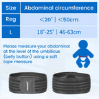 VELPEAU Baby Belly Hernia Belt with 3 Compression Pads, Umbilical Hernia Band Belly Button Abdominal Binder for Infant Newborn