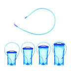 WRELS Foldable Silicone Water Bottle Outdoors Traveling Sport Running Cycling Kettle Water Bottle BPA Free 500ml With Straw