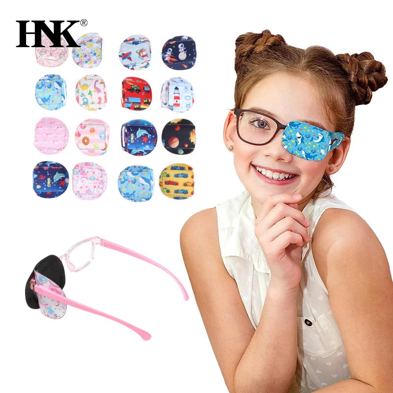4/8Pcs Cute Kids Strabismus Treatment Vision Care Children Health Care Kids Child Occlusion Medical Lazy Eye Patch Eyeshade Main image