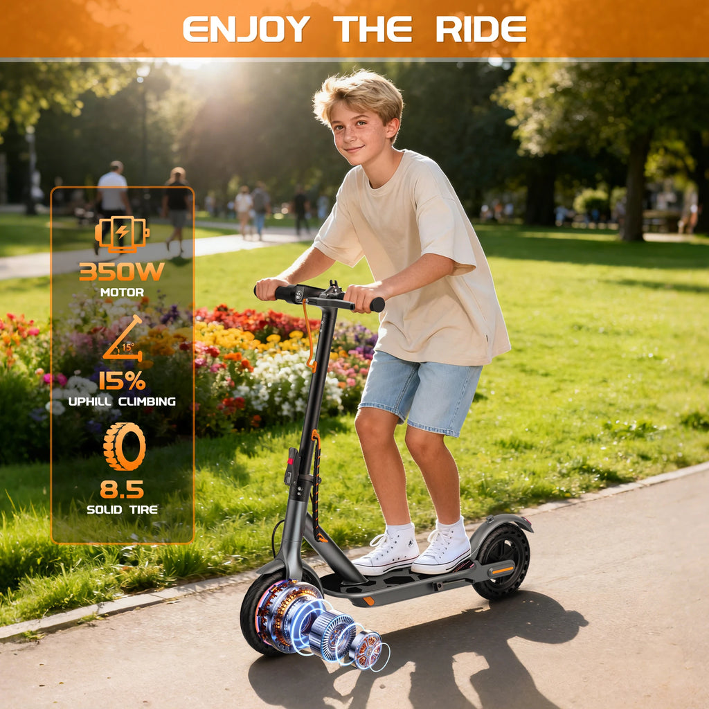 AOVOPRO Mini80C Electric Scooter for Children 350W 8.5Inch Kids Electric Scooter 31KM/H Super Speed 5-19KM APP Smart Escooter