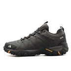 HIKEUP Non-slip Men Hiking Shoes Breathable Outdoor Wear Resistant Splashproof Climbing Men Sneaker Tourism Mountain Shoes