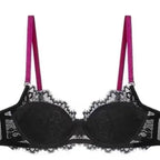 Sexy Lace Bra & Panty Set Minimizer Anti-Sag Full Coverae Adjustable Underwire Big Bust Support Thin Side Support No Spillageg