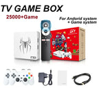 Dual-system TV Game Box G7,G8 8K 3D, supports two players, 60000 classic retro arcade games, includes 2.4G wireless controllers.