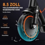TODIMART T6 ABE e-scooter with road approval, 30 km, 350W, inch tires, Dual shock absorbers, e-scooter for adults