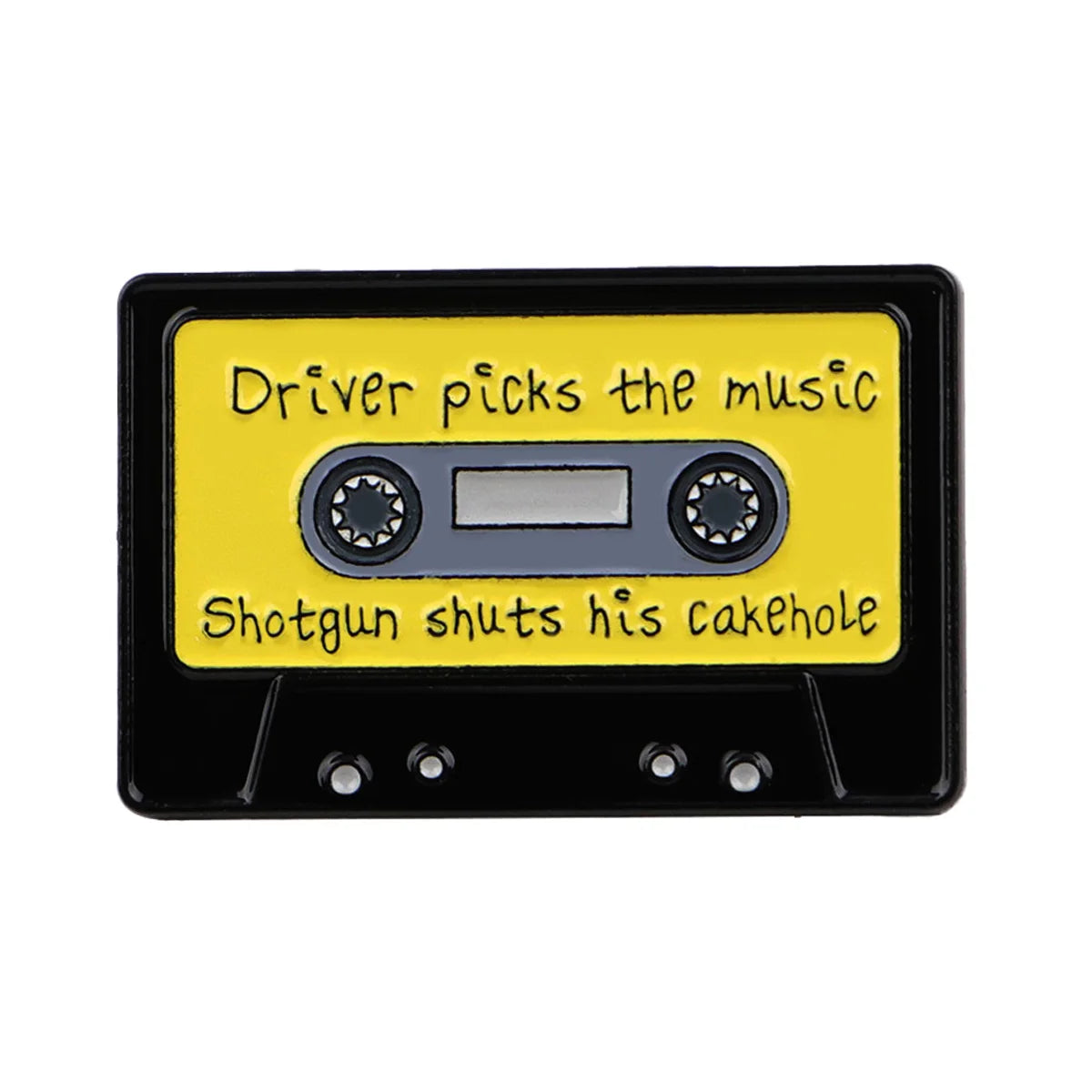 Retro 80s 90s Enamel Pins Vintage Cassette Tape Brooches Old School Lapel Pins for Backpacks Jewelry Gift For Friends