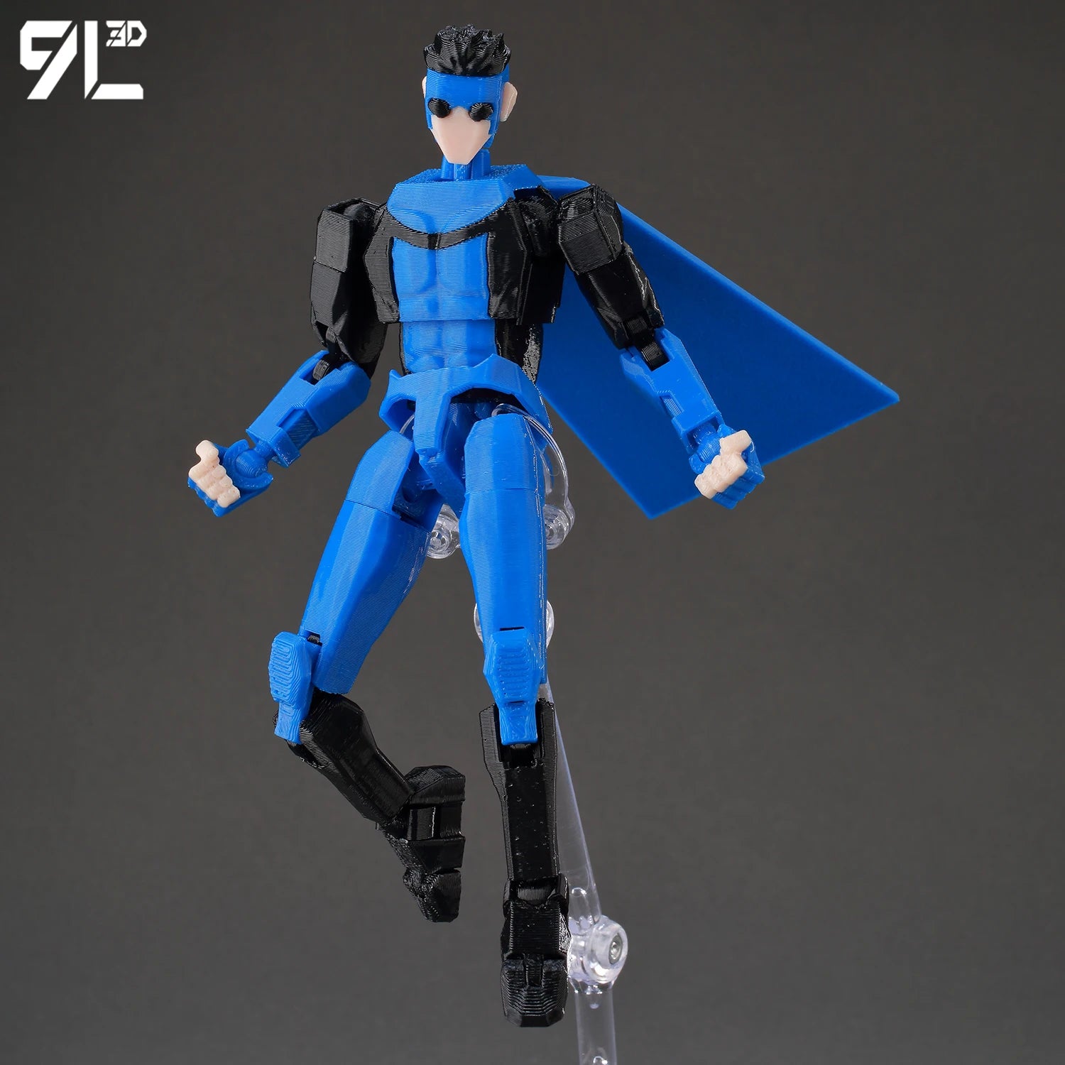 9L3D Superhero Team Invincible Boy Heroes Action Figure Lucky13 Dummy13 Multi-Colored T13 Multi-Jointed Collectible Toys Titan13