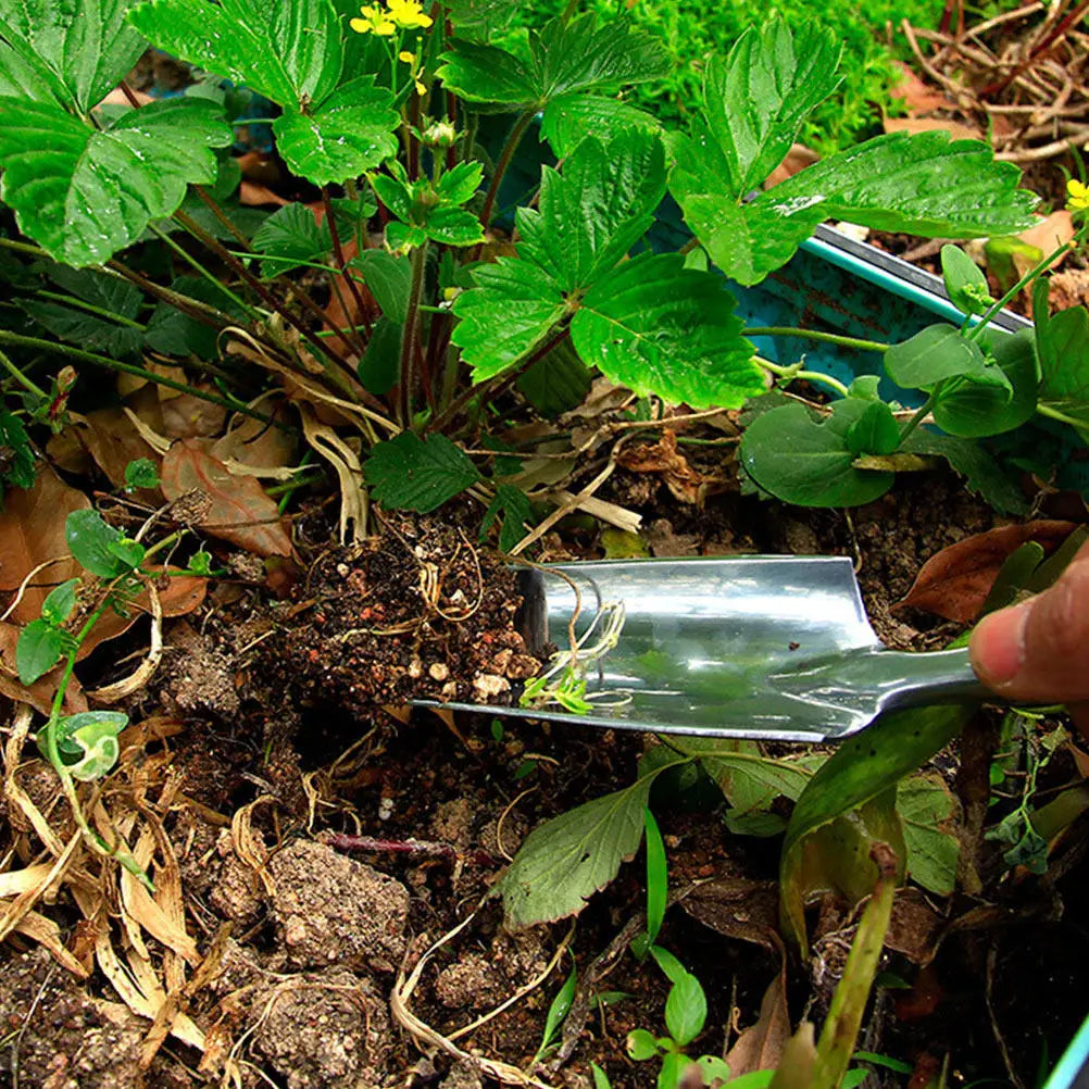 Multifunctional Gardening Shovel Aluminum Alloy Transplanting Tool for Soil Loosening Weeding Planting Bonsai Garden Spatula