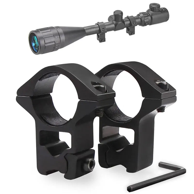 2PCS Hunting Rifle Scope Mount Ring for Dia 25.4mm 30mm 35m Tactical Scope Flashlight 11mm 20mm Picatinny Rail Mount Accessories