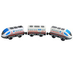 Locomotive Magnetic Car Electric Train Toys Fit All Brand Biro Wooden Diecast Slot Train Track Railway Educational Toys For Kids