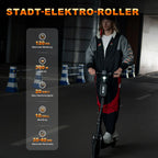 RCB EV10Z Electric Scooter With ABE Road Approval 350W Motor 36V11.4Ah Battery 35-40km Range 10 Inch Wheel Foldable 120KG Max Load For Urban Commute