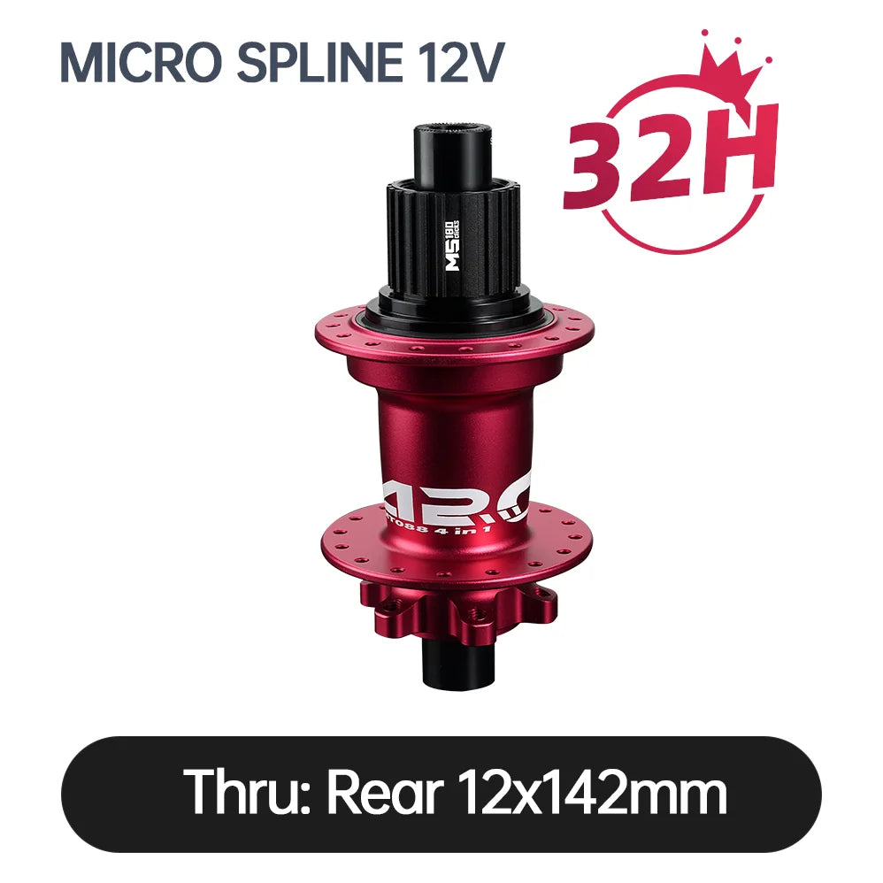 ARC MT088 MTB Hub 6 Pawls 180 Clicks Sealed Bearing Hub Front 9x100 15x100 Rear 10x135 12x142 Bicycle Cube 8 9 10 11 12 Speed