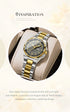 POEDAGAR Fashion Ladies Watch Top Elegant Week Date Woman Clock Quartz Stainless Steel Luminous Waterproof Women's Watches Reloj