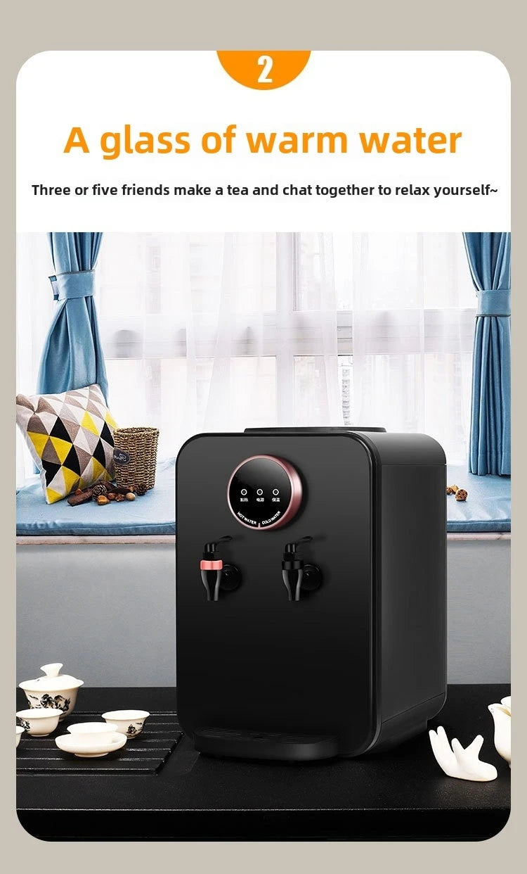 110V 220V Desktop Cold/Hot Water Dispenser,household Ice & Warm & Hot Water Machine with Automatic Temperature Control