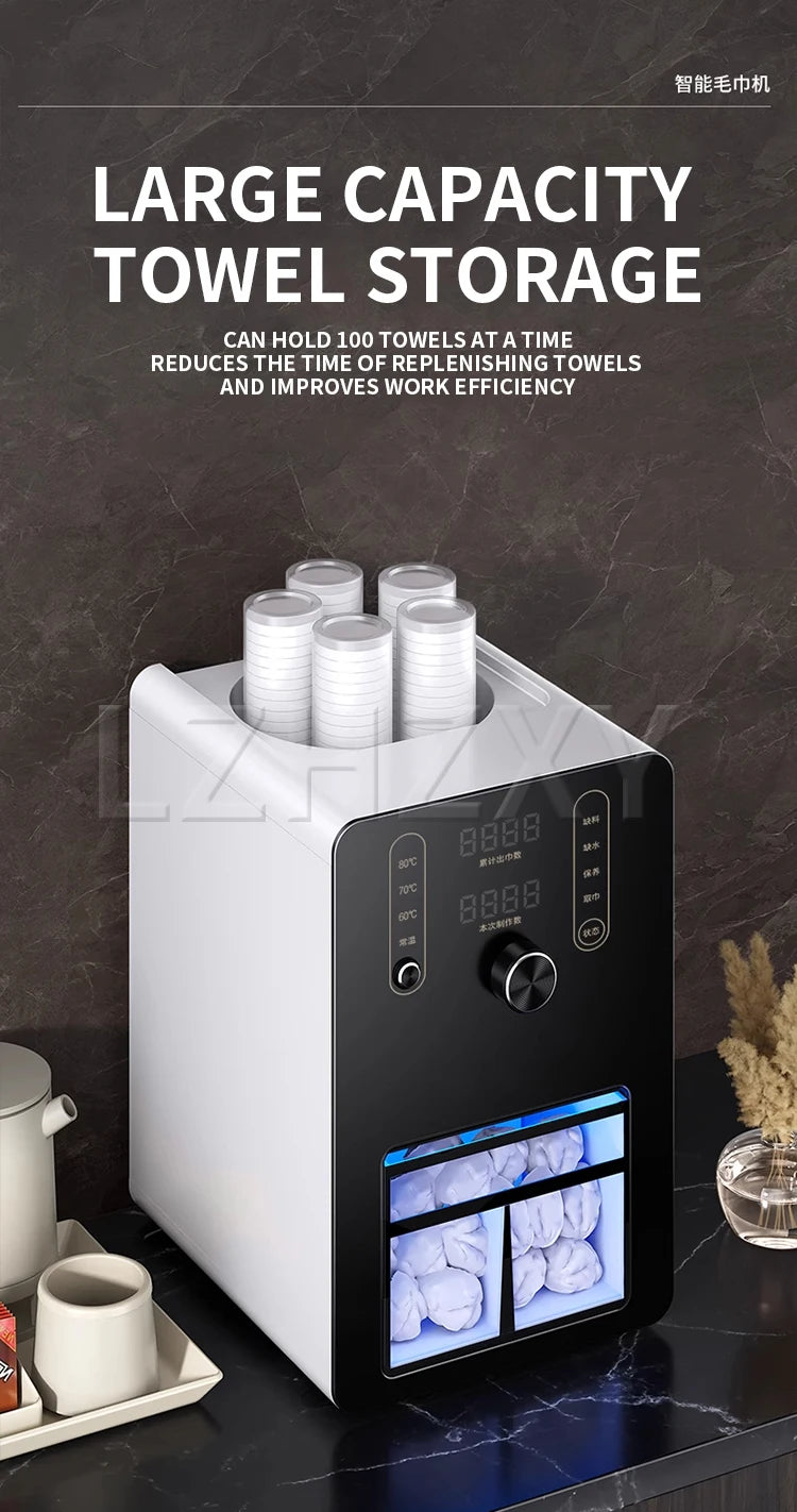 Commercial intelligent hot towel machine UV sterilization KTV hotel club beauty salon dedicated towel disinfection machine