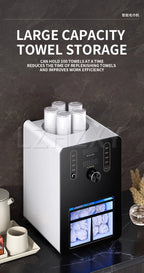 Commercial intelligent hot towel machine UV sterilization KTV hotel club beauty salon dedicated towel disinfection machine