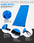 Portable Ultra-light Polar Fleece Sleeping Bag Outdoor Camping Tent Bed Travel Warm Sleeping Bag Liner Camping Sport Accessories