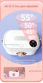 DMWD Household Wipes Heater Wet Towel Dispenser Facial Mask Warmer Electric Baby Tissue Heating Machine 0-55℃ Constant Temp 220V