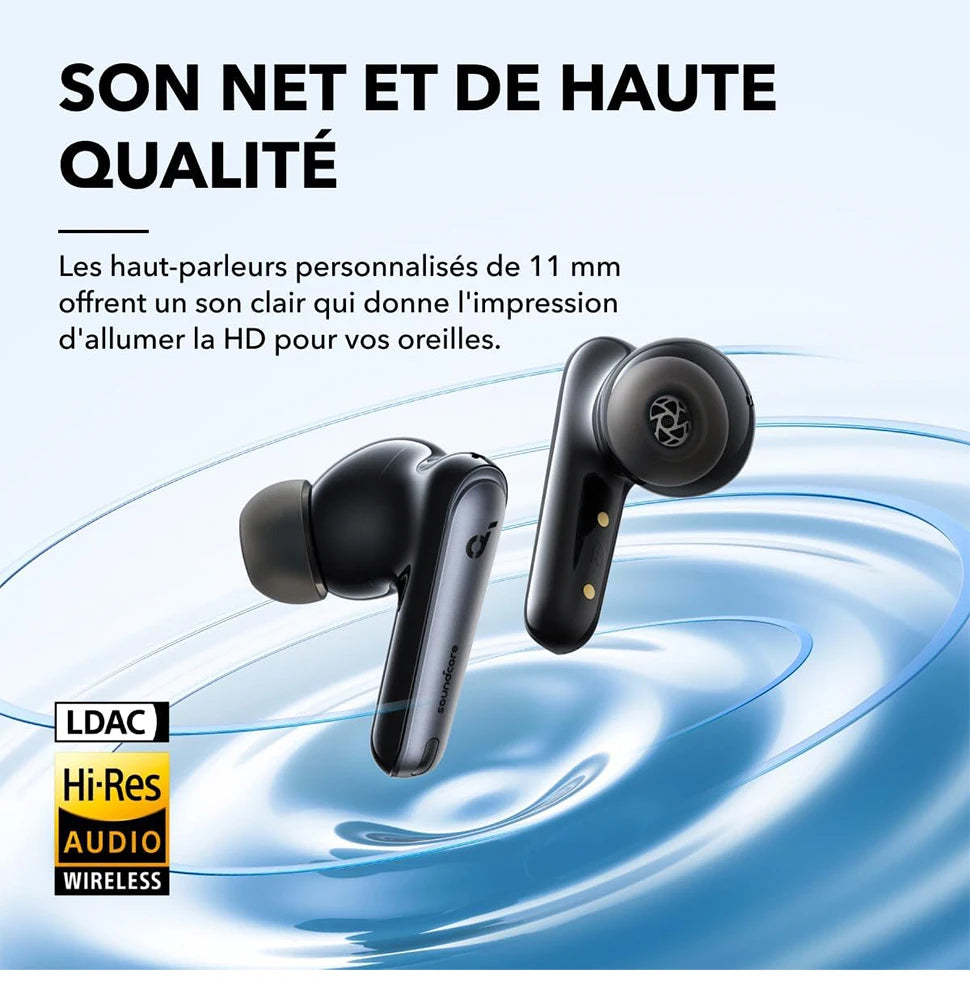 Soundcore by Anker Liberty 4 NC, Bluetooth 5.3 in-ear headphones with adaptive noise cancellation 98.5%