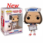 NEW!!! FUNKO POP Stranger Series #1462 Eddie #1250 Dustin Steve Robin Eleven Vinyl Action Figure Collection Models for Gifts