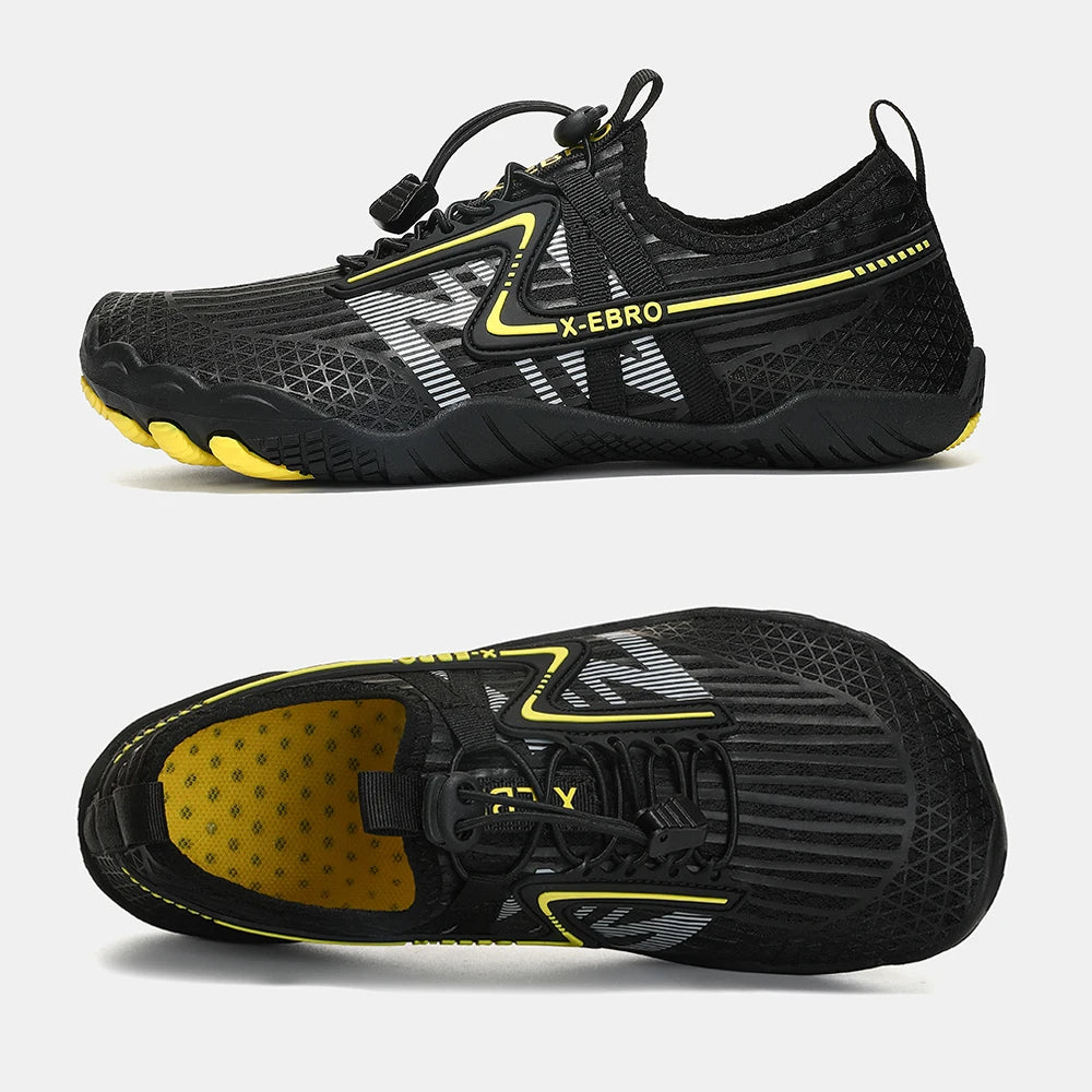 Oiaano Barefoot Man Black Shoes Woman Water Mesh Minimalist Sneakers Sport Aqua Beach Soft Sole Light Breathable Outdoor Hikking